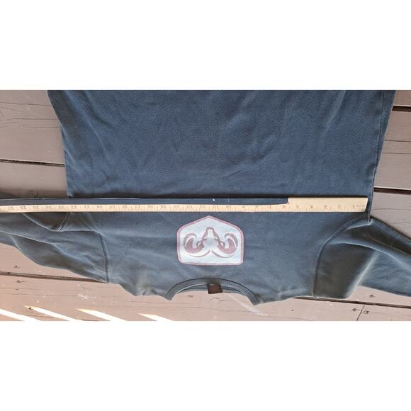 Dodge Ram Logo Long Sleeve Thermal Sweatshirt Black Men's Medium - Picture 5 of 5